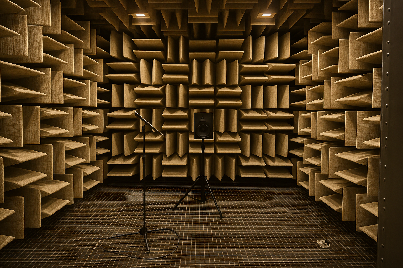 Microsoft's anechoic chamber - the quietest room in the world